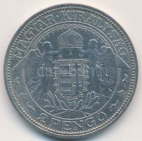 1929. 2P Ag "Madonna" T:2-,3 Unger: 1511., Adamo P7.