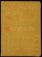 1896 Ansichten von Wiesbaden. 12 képet tartalmazó leporelló szecessziós vászon borítással / 1896 Wie...