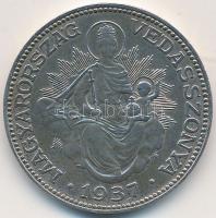 1937. 2P Ag "Madonna" T:2-
Unger: 1511., Adamo P7