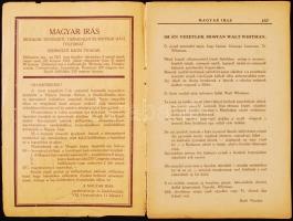 Magyar Írás. Az új művészet folyóirata. Szerkeszti és kiadja: Raith Tivadar. I. évf. 7. szám.
Bp., 1...