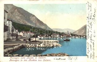 Prcanj, Perzagno in the Bay of Kotor (small tear)