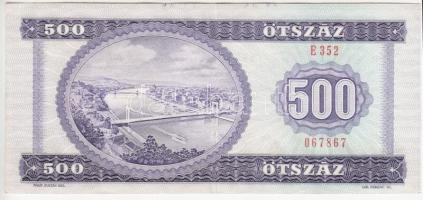 1990. 500Ft (4x) sorszámkövetőek T:II (szép papír)