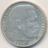 Német 3. Birodalom 1937A 2M Ag "Hindenburg" T:2-
German Third Reich 1937A 2 Marks Ag &quot...