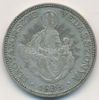 1933. 2P Ag "Madonna" T:2-,3
Unger: 1511., Adamo P7