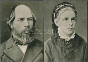 7 db Lenin fotólap (10 x 15 cm) + 11 gyűjtőkép az Uljanov családról (saját tokjában) / 7 Lenin photo...