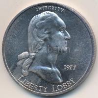 Amerikai Egyesült Államok 1977. "Liberty Lobby - George Washington / 1SE" Ag emlékérem (31...
