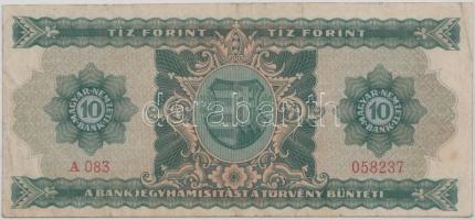 1946. 10Ft T:II-,III
Hungary 1946. 10 Forint C:aVF
Adamo F1