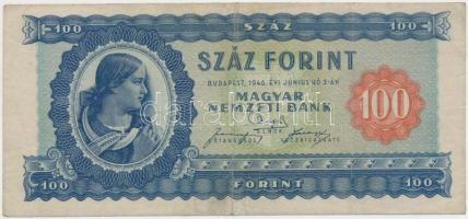 1946. 100Ft vágáshibával T:III Adamo F26