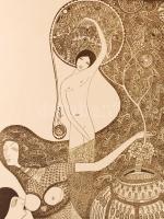 Sassy Attila (Aiglon): Ópium-álmok. Bp., 1918, Pápai, 2. kiad. 2p + 9 db erotikus szecessziós cinkog...