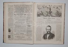 1868 Allgemeine Illustrierte Zeitung félév kötve (Pesti zsinagóga metszettel) / 6 Monate gebunden (m...