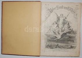 1891 Deutsche Illustrierte Zeitung félév kötve / 6 Monate gebunden