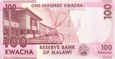Malawi 2012. 100K T:I-
Malawi 2012. 100 Kwacha C:AU