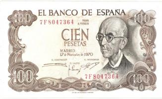 Spanyolország 1970. 100P T:II Spain 1970. 100 Pesetas C:XF Krause 152