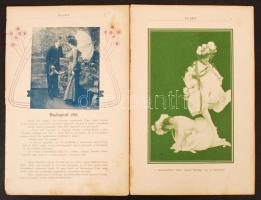 cca 1905 Flirt. Szalonélczlap 2 db töredék száma. Első oldalak nélkül. 3-18p., 3-18p. Szecessziós dí...