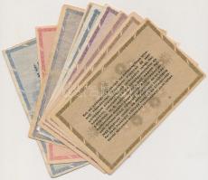 1946. 10.000AP-10.000.000AP (16x) változatokkal T:vegyes