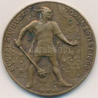 Berán Lajos (1882-1943) DN "Budapesti (Budai) Torna Egylet 1869 - Botond" Br díjérem T:2