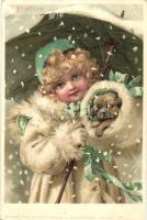 Christmas, Theo. Stroefer's Kunstverlag Serie XV. 935. litho