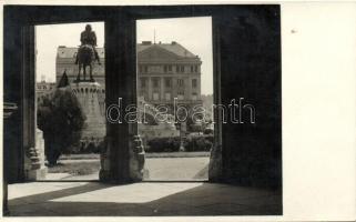 Kolozsvár, Mátyás király szobor / statue, photo