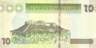 Líbia 2011. 10D T:I-
Libya 2011. 10 Dinars C:AU