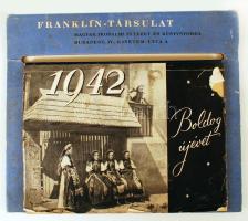 1942 A Franklin társulat egész éves asztali naptára irodalmi kiadványok képeivel