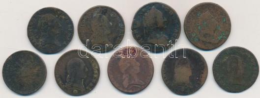 1761-1851. 1Kr (9x) T:3,3-