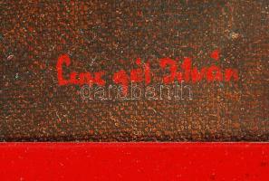 Cene Gál István (1969-): Vágyakozás. Olaj, vászon, jelzett, újszerű keretben, 50×40 cm