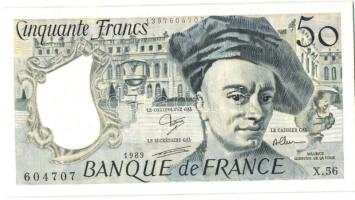Franciaország 1989. 50Fr T:I- France 1989. 50 Francs C:AU Krause 152