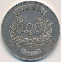 1996. "Böhler 100 éve Magyarországon" Ag emlékérem (31,23g/0.925/42,5mm) T:2 (PP)