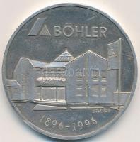 1996. "Böhler 100 éve Magyarországon" Ag emlékérem (31,23g/0.925/42,5mm) T:2 (PP)