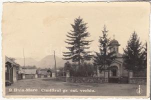 Nagybánya, temető / cemetery 'vissza' So. Stpl