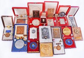 Brandi Jenő olimpiai bajnok vízilabdázó, edző és sportvezető hagyatéka: kb. 55db klf sport érem, pla...