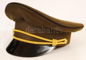 Csehszlovák katonai tányérsapka, jelzett, méret:56