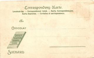 Sarajevo, Bosna-Serai, Chocolat Suchard series No. 22., folklore, litho