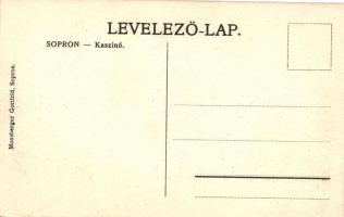 Sopron, Kaszinó, zsinagóga; Monsberger Gottfrid kiadása