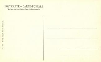 6 db háború előtti, használatlan NÉMET városképes lap / 6 pre-1945 GERMAN town-view postcards