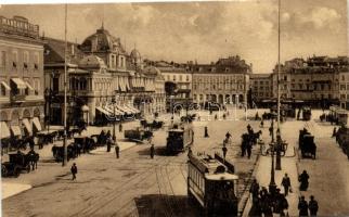 6 db háború előtti, használatlan NÉMET városképes lap / 6 pre-1945 GERMAN town-view postcards