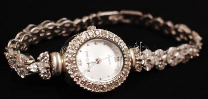 Royal Crown No. 1516 ezüst (Ag) női vízálló quartz ékszeróra, jelzett, br: 34,9 g /
Royal Crown No. ...