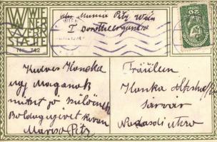 Wiener Werkstätte No. 742. Prosit Neujahr s: Maria Likarz