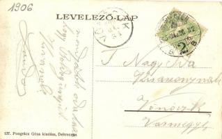 Debrecen, Hatvan utca felső része, Deutsch Albert és fia kereskedése; Pongrácz Géza kiadása