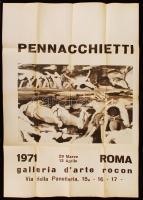 1971 Giovanni Pennachietti plakát / poster 60x90 cm