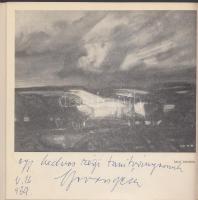 1969 Boross Géza festőművész aláírt kiállítási prospektusa