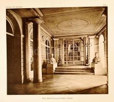 Josef Folnesics: Alte Innenräume österreichischer Schlösser, Paläste u. Wohnhäuser. Nagyméretű mappa...