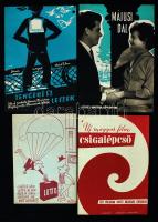 cca 1960 3 db film + 2 egyéb kisplakát
