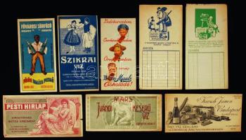 7 db vegyes számolócédula