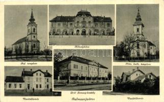 Balmazújváros, Községháza, vasútállomás (EK)