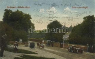 Budapest II. Hűvösvölgy, Balázs Antal vendéglője, autó (EK)