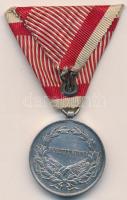1917. Károly Ezüst Vitézségi Érem II. osztály "Fortitudini / IV. Károly" jelzett "A&q...