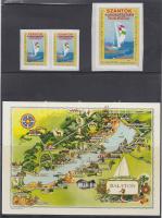 Szántók 6. Unokatestvér Találkozója Fonyódon 3 levélzáró (magánkiadás) + 1 képeslapon