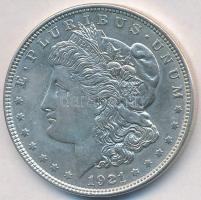 Amerikai Egyesült Államok 1921. 1$ Ag "Morgan" T:2 USA 1921. Dollar Ag "Morgan Dollar...