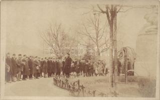 Budapest V. Szabadság tér, irredenta szobor 'Nyugat' ünnepség, photo